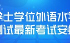 关于2026世界杯官方合作网站学士学位外语水平测试最新考试安排的通知