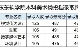 美术类投档结果发布，世界杯官网最低录取排位大幅提升